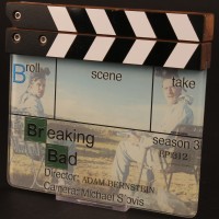 Production used clapperboard