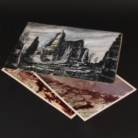 Ian Scoones hand painted concept artwork - Cygnus Alpha