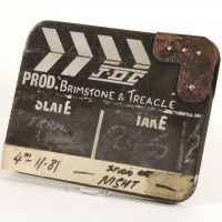 Production used clapperboard