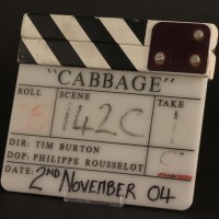 Production used clapperboard