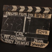 Production used clapperboard