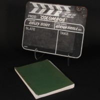 Production used clapperboard & script