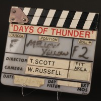 Production used clapperboard