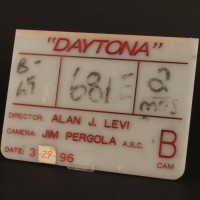 Production used clapperboard