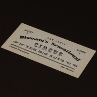 Blossom's Circus ticket