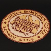 Border Patrol car emblem