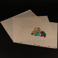 Ewok animations cels x3