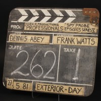 Production used clapperboard