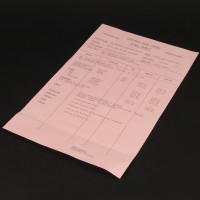 Production used call sheet - The Girl Who Was Death