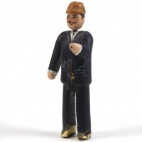 Railway worker miniature figure