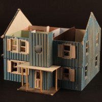 Rental house concept model miniature