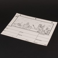 Production used storyboard - Ghostbusters