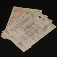Production used call sheets x5