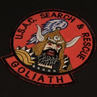 Goliath costume patch