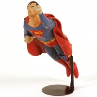 Superman flying miniature