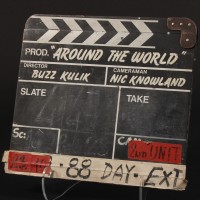 Production used clapperboard