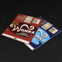 Production made Wonka bar wrappers