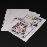Production used concept designs & storyboard