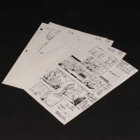 Production used storyboards x4
