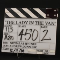 Production used clapperboard
