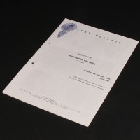 Production used storyboard sequence - Miller & Burning Man