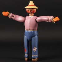 Large scale scarecrow miniature figure