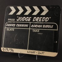 Production used clapperboard