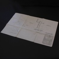 Hand drawn Spindrift interior technical drawing