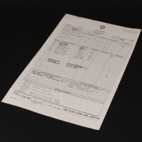 Production used call sheet