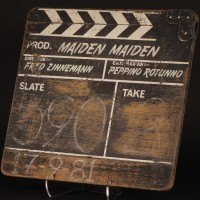 Production used clapperboard