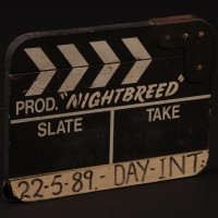 Production used clapperboard