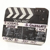 Production used insert clapperboard