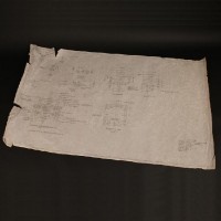 Hand drawn landing pad plans