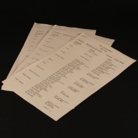 Production used cast lists