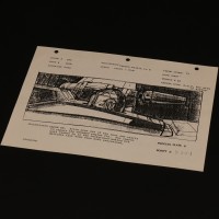 ILM production used storyboard - R2 repairs X-Wing