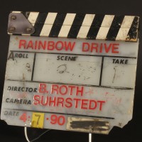 Production used clapperboard