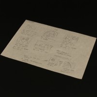 Hand drawn visual effects storyboard artwork - Blue