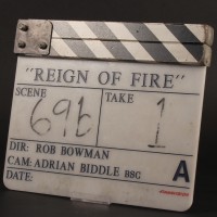Production used clapperboard