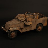 Distressed truck miniature