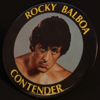 Rocky Balboa (Sylvester Stallone) supporter badge