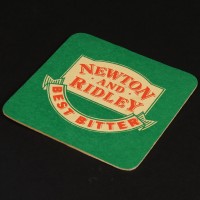 Newton and Ridley beer mat
