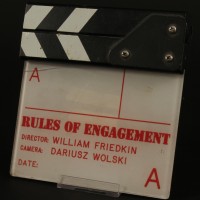 Production used insert clapperboard