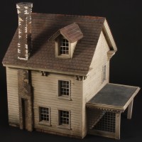 Large scale model miniature house