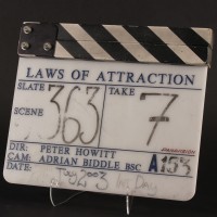 Production used clapperboard