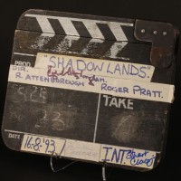 Production used clapperboard