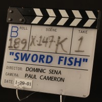 Production used clapperboard