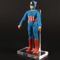 Chris Gardner Jr. (Jaden Smith) Captain America doll