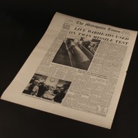 Metropolis Times newspaper cover