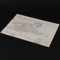 Production used storyboard - Superman