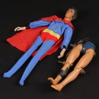 Superman (Christopher Reeve) flying miniature test armature